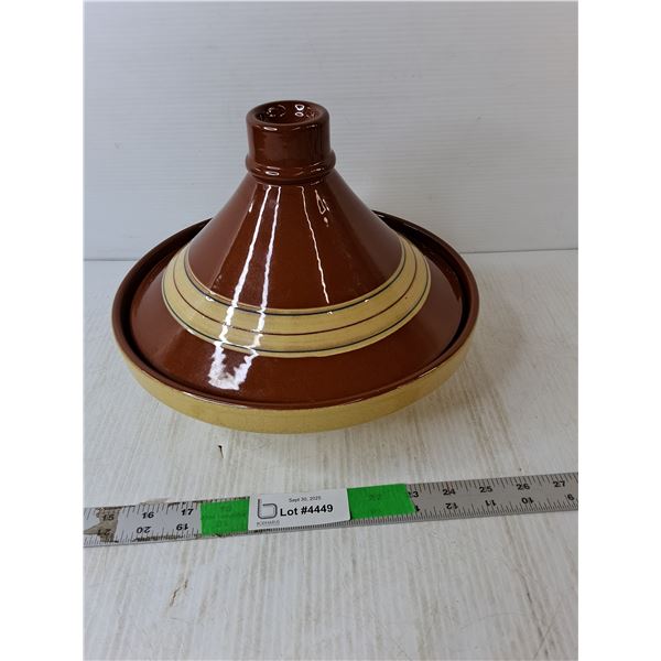 Moroccan Style Tagine Pot 11" x 9"