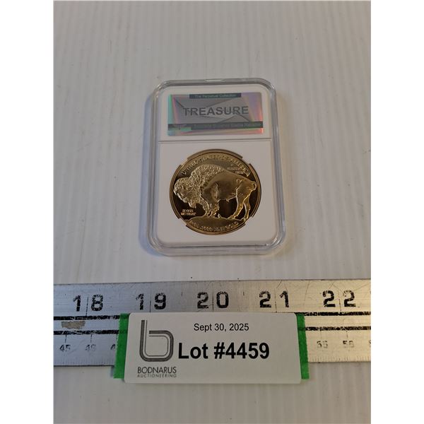 USA 2022 1oz Gold Coin Token - Cannot Guarantee Authenticity - Tests Magnetic