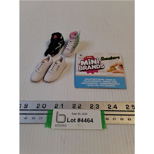 (4) Zuru Mini-Brands Sneakers - Authenticity Not Guaranteed
