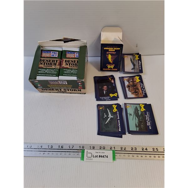 Desert Storm Cards (Case Pro Set, Pack Operation Yellow Ribbon) - Authenticity Not Guaranteed