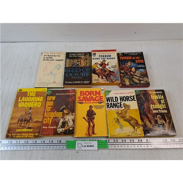 (9) Books - Seed of Doubt, Born Savage, Wild Horse Range