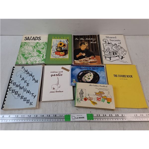 (9) Recipe Books/Cookbooks