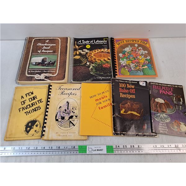 Cook Books - A Taste of Lebanon, Best Recipes File, Bundt Pans