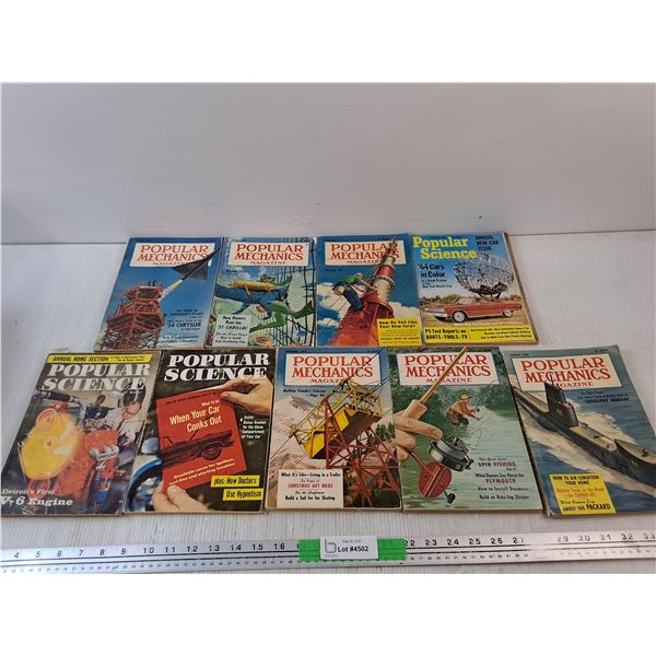 Vintage Popular Mechanics & Popular Science Magazines