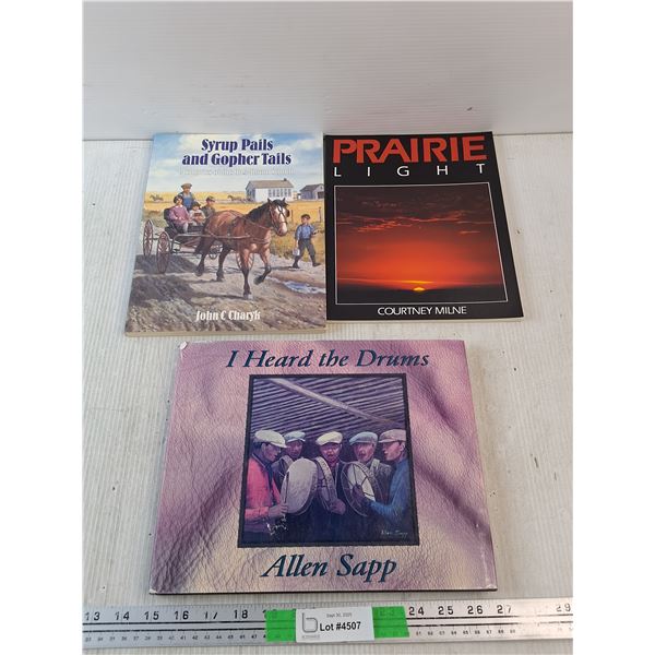 (3) Books - John C Charyk, Courtney Milne, Allen Sapp