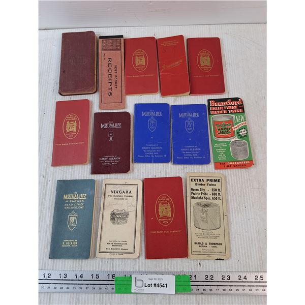 Vintage Writing Note Books