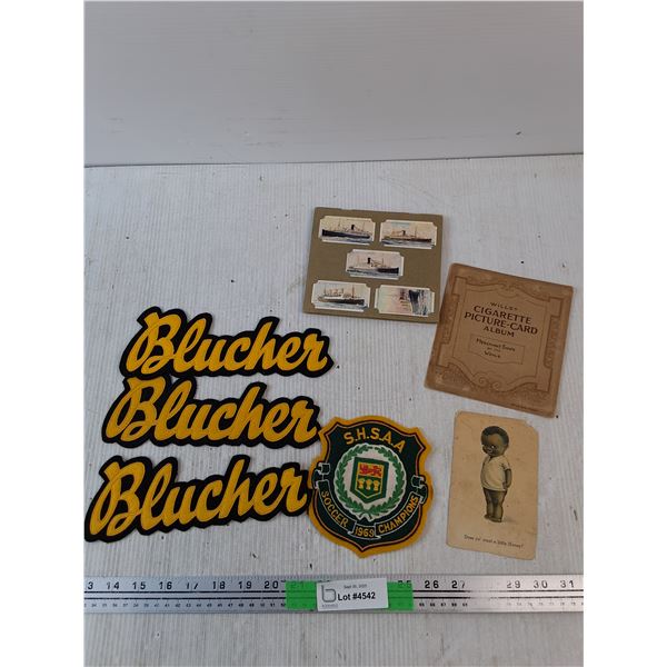 Press Patches, Vintage Cigarette Picture Card Album