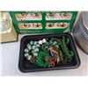 Image 4 : Various Christmas Tree Ornaments, Tin Box with Lid