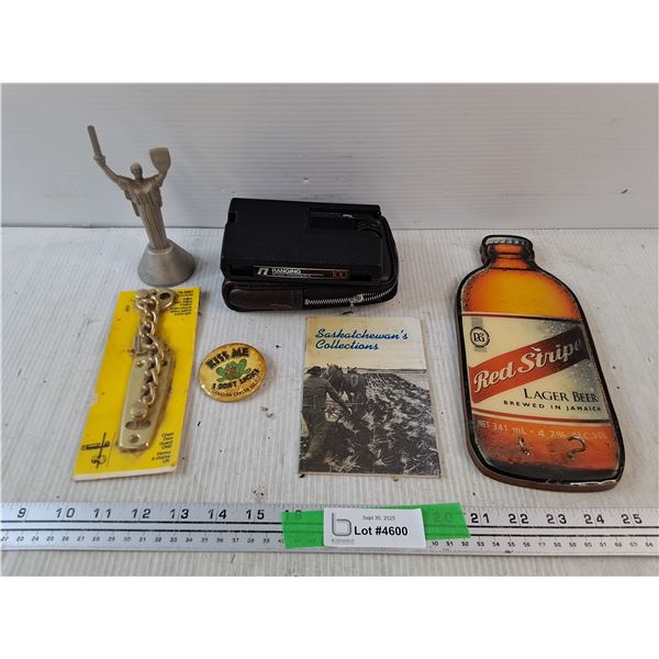 Lager Beer Wall Key Holder, Ranging Optical Tape Measure, Chain Door Guard, Misc