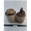 Image 1 : (2) Stoneware Jug & Crock - Pickup Preferred