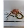 Image 1 : (2) Tire Irons, Extension Cord, Bulk Wire
