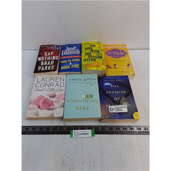 (7) Novels (The Help, Girl With the Dragon Tattoo, Sweet Little Lies)