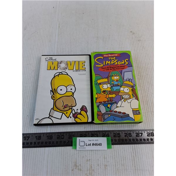 Simpsons DVD & VHS