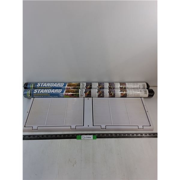 (2) Rolls Scott's Standard Landscape Fabric - Sealed, Dual Air Vent - 31" x 10" - PICK UP