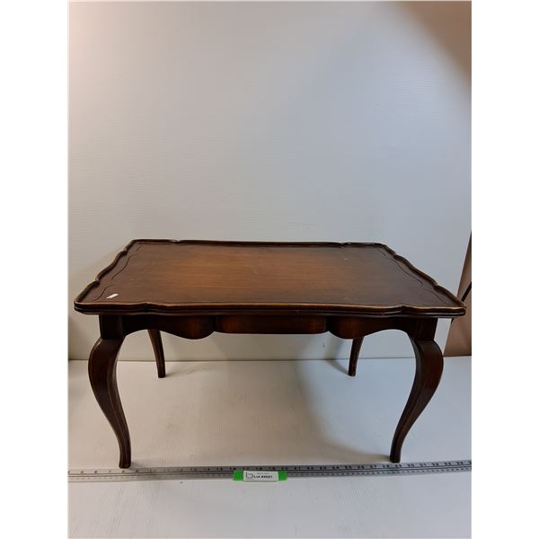 Vintage Wooden End Table - 26" x 14" x 18" - CANNOT SHIP