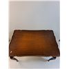 Image 5 : Vintage Wooden End Table - 26" x 14" x 18" - CANNOT SHIP