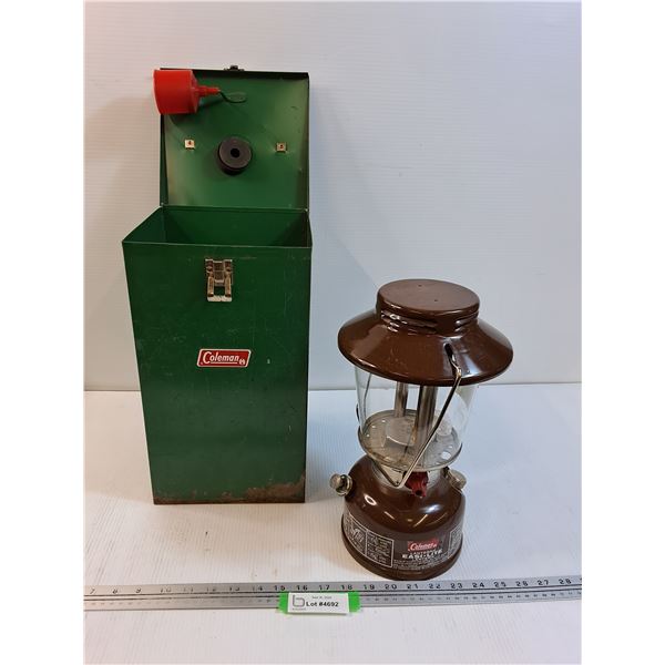 Coleman Easy Lite - Model 621B - Lantern w/Metal Carrying Case - 2/78 - As Is, Untested