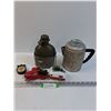 Water Canteen, Percolator Kettle, Christmas Themed Truck & Trailer, Air Pressure Gauge