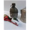 Image 3 : Water Canteen, Percolator Kettle, Christmas Themed Truck & Trailer, Air Pressure Gauge