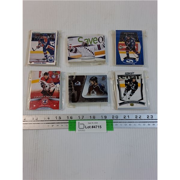 (6) Hockey Trading Card Sets - Upper Deck Assortment - CANNOT GUARANTEE AUTHENTICATION
