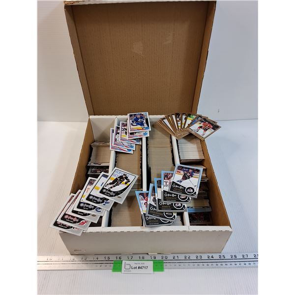 Box of Various OPC Hockey Trading Cards