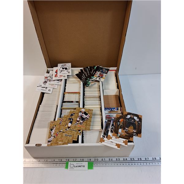 Box of Various Hockey Trading Cards - Fleer, Parkhurst, Upper Deck, Etc