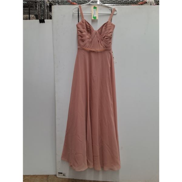* Sorella Vita Formal Dress - Size 10 - Desert Rose Chiffon