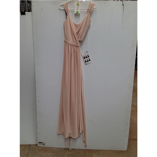 * Sorella Vita Formal Dress - Size 10 - Blush Wrap Dress