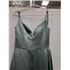 Image 3 : * Sorella Vita Formal Dress - Size 12 - Green Satin