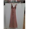 Image 4 : * Sorella Vita Formal Dress - Size 12 - Dusty Rose Chiffon
