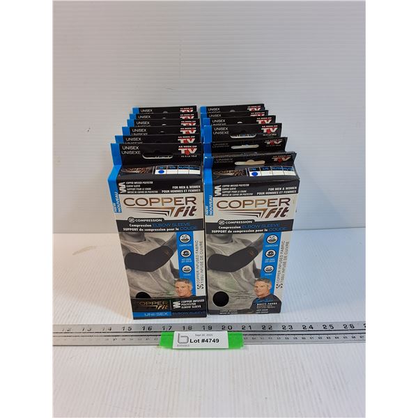 (12) Copper Fit Elbow Sleeves - Size Medium