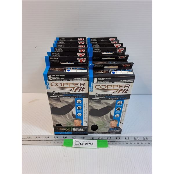 (12) Copper Fit Elbow Sleeves - Size Medium