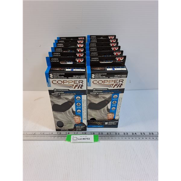 (12) Copper Fit Elbow Sleeves - Size Large