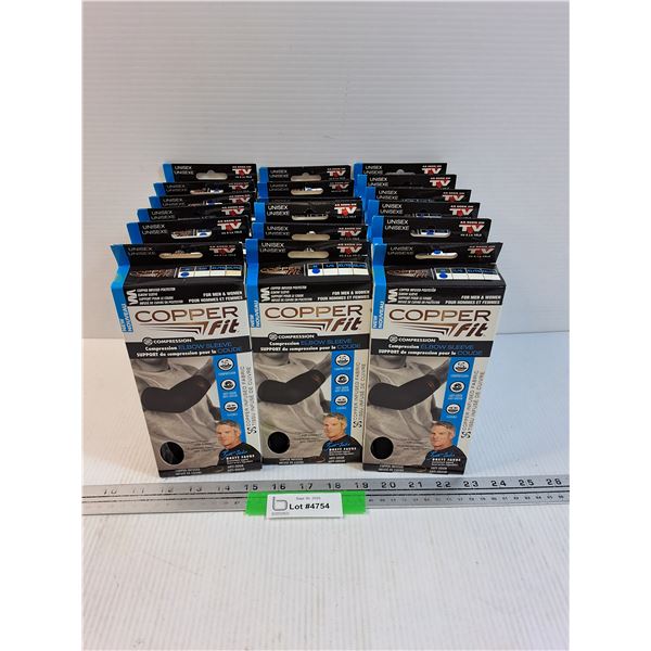 (18) Copper Fit Elbow Sleeves - Size Medium