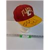 Image 1 : Theo Fleury Autographed Stanley Cup Hockey Season Calgary Flames Baseball Hat - CANNOT GUARANTEE AUT