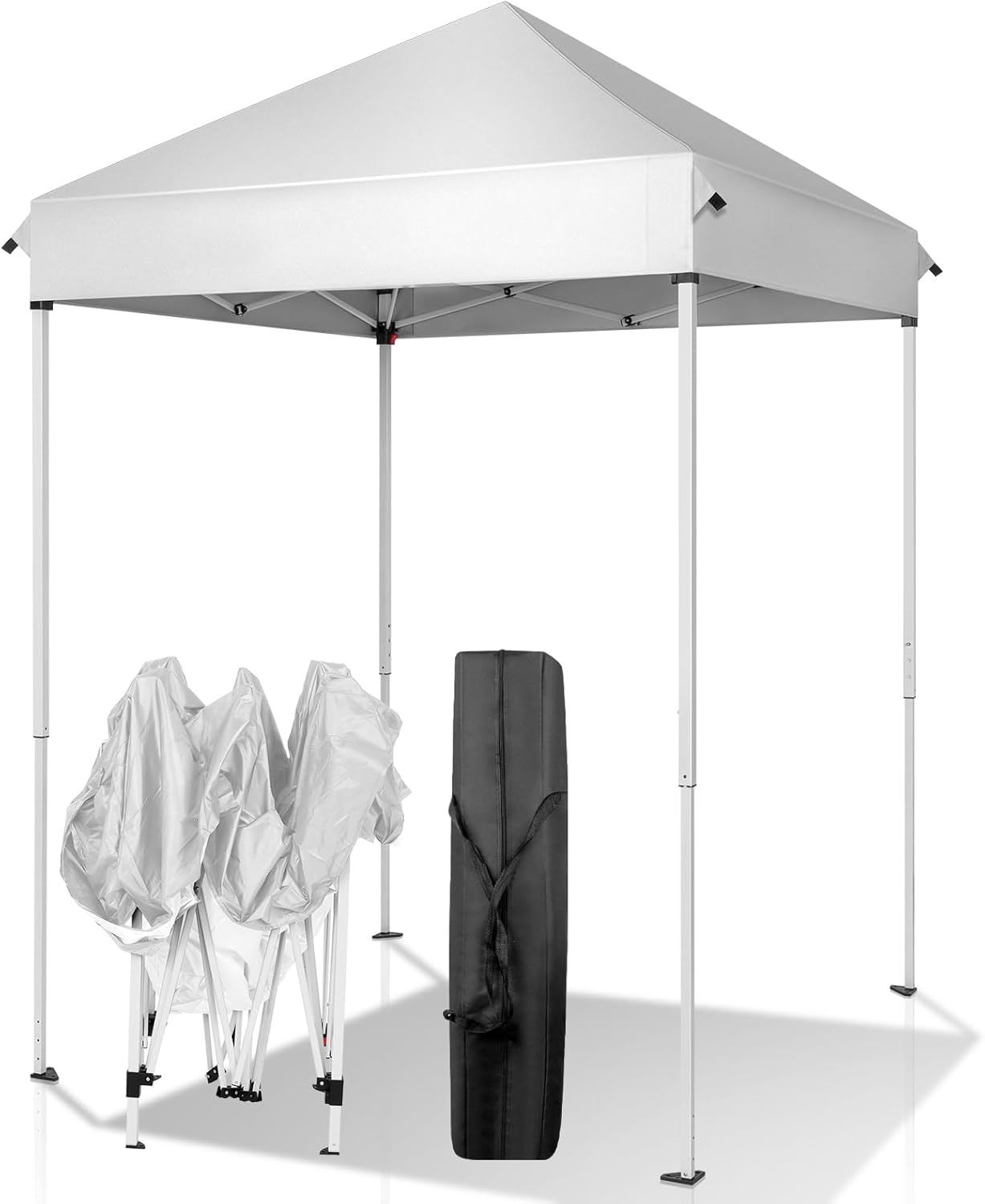 Pop Up Straight Leg Canopy 5 Ft X 5 Ft W/ Sidewall