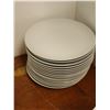 Image 2 : LOT DE 16 ASSIETTES RONDES 8.5"d.