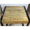 Image 2 : TABLE EN BOIS/MÉTAL 30"x28"x31"