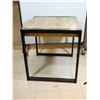 Image 3 : TABLE EN BOIS/MÉTAL 30"x28"x31"