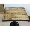 Image 2 : TABLE BISTRO EN BOIS/MÉTAL 28"x22"x29"