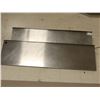 Image 1 : LOT DE 2 ÉTAGÈRES MURALES INOX 60"x16"