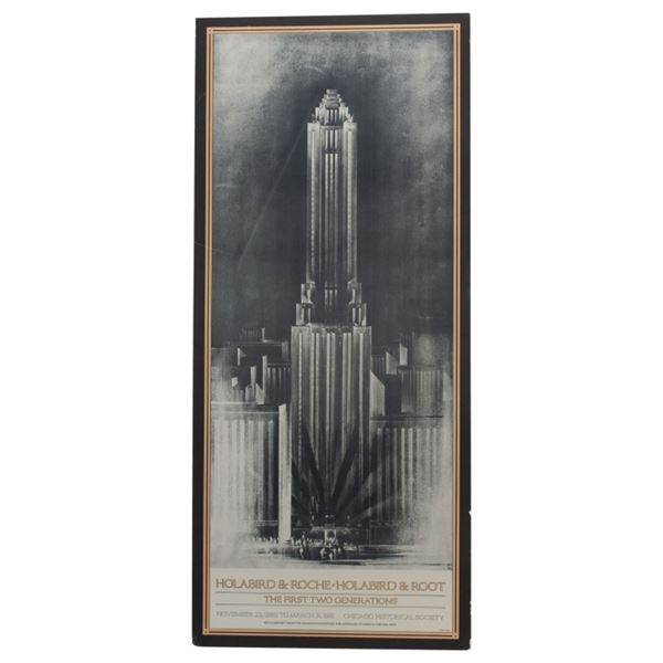 1981 Chicago Historical Society Exhibition Poster