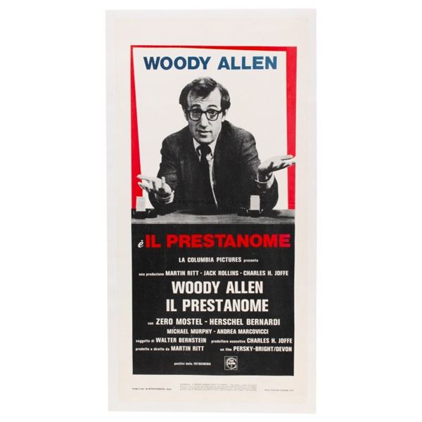 Woody Allen's "The Front" - Italian Movie Poster