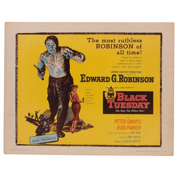 Edward G. Robinson - Black Tuesday Movie Poster