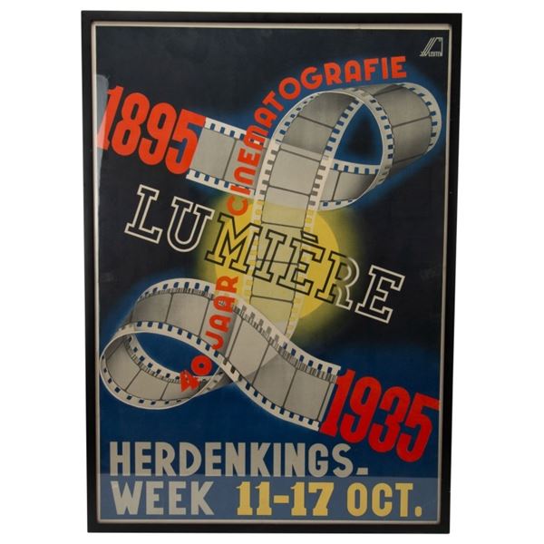 1935 German Cinema Exhibition Poster
