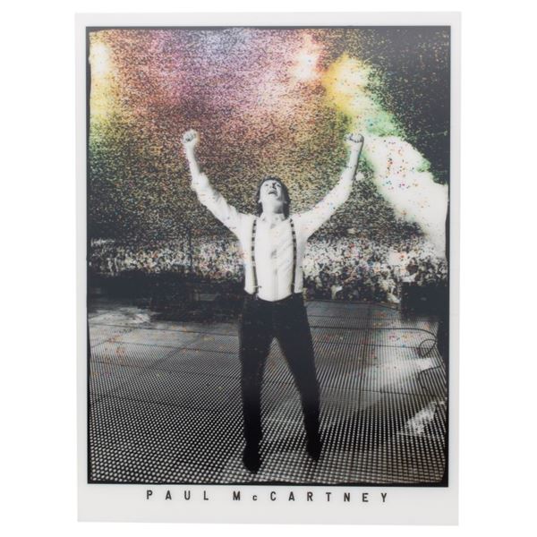 Paul McCartney Confetti Hologram Poster
