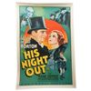 Image 1 : His Night Out - 1935 Movie Poster US 1 Sheet