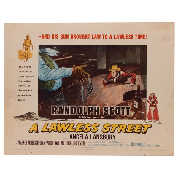 A Lawless Street - 1955 Half Sheet Movie Poster