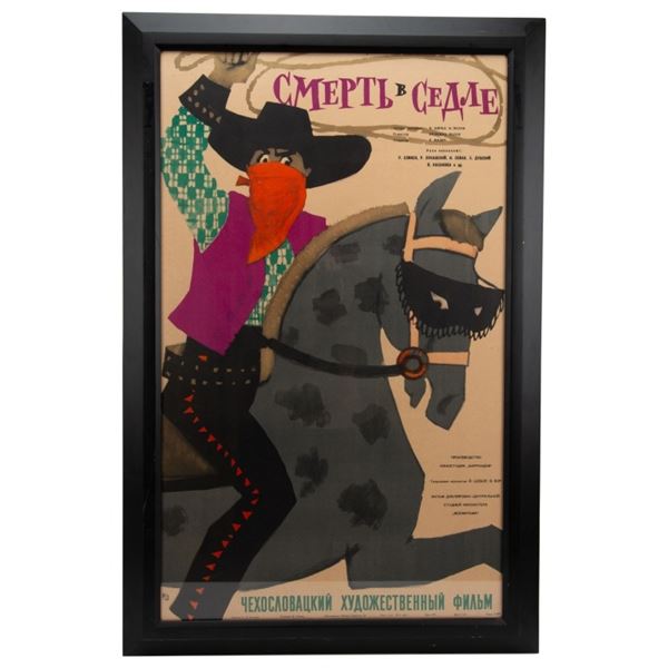 Death in the Saddle Czech Movie Poster