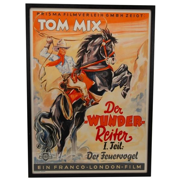 German Tom Mix Poster - Der Wunder Reiter